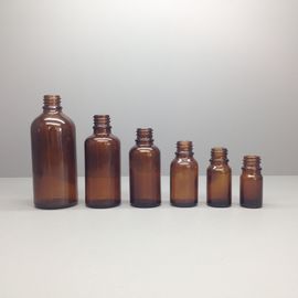 garrafas de 5ml 10ml 15ml 20ml Amber Colored Essential Oil Glass